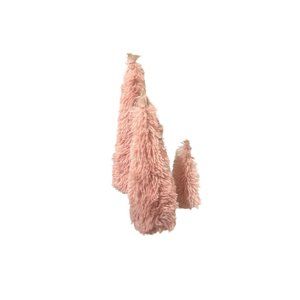 Fabric Shag light pink Christmas Tree - MD